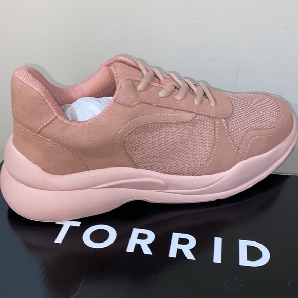 NIB - torrid dusty mauve/blush animal kind sneakers - womens 9 - Picture 4 of 7